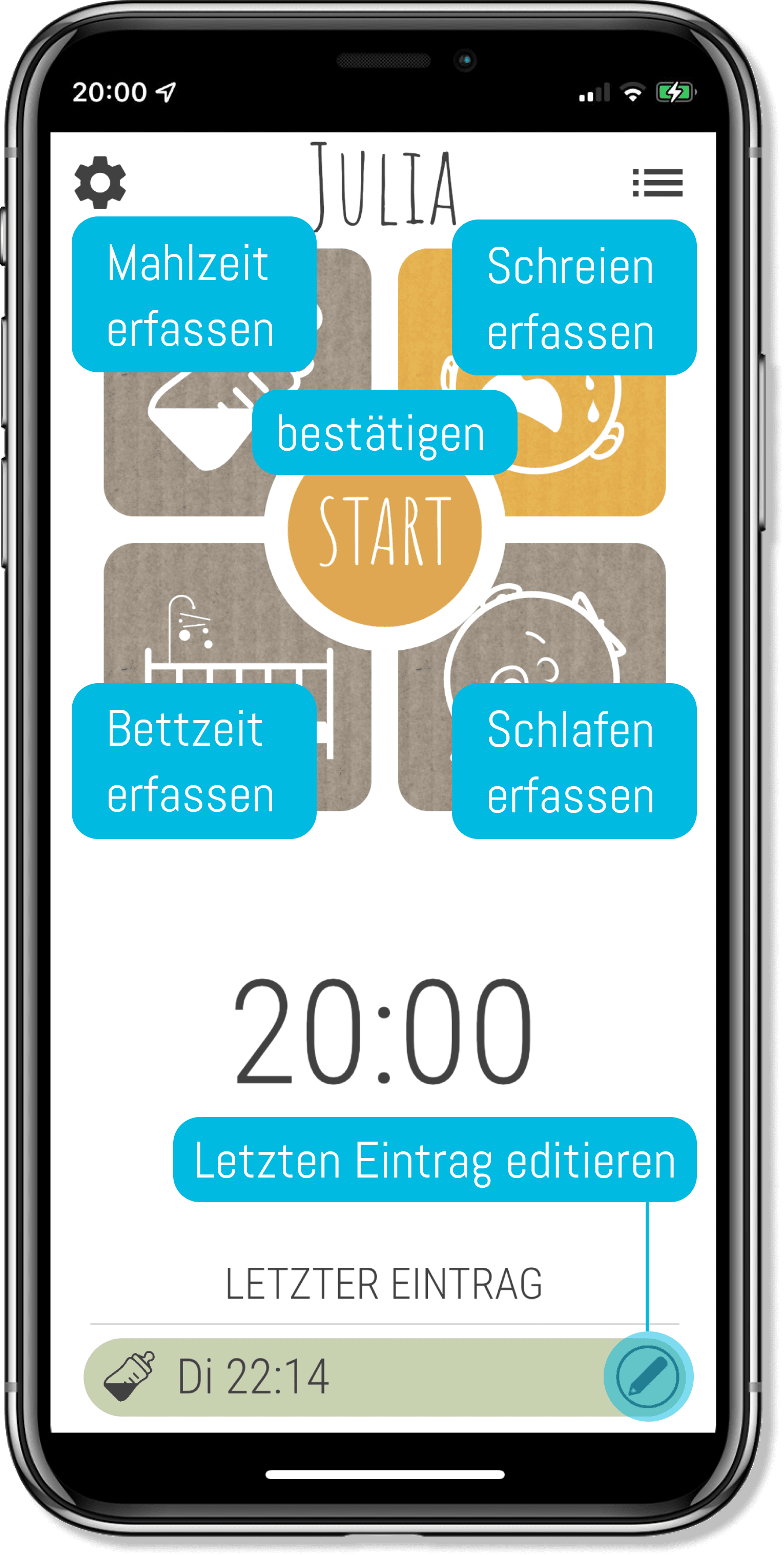 Stilisiertes Bild eines mobilen Gerätes.