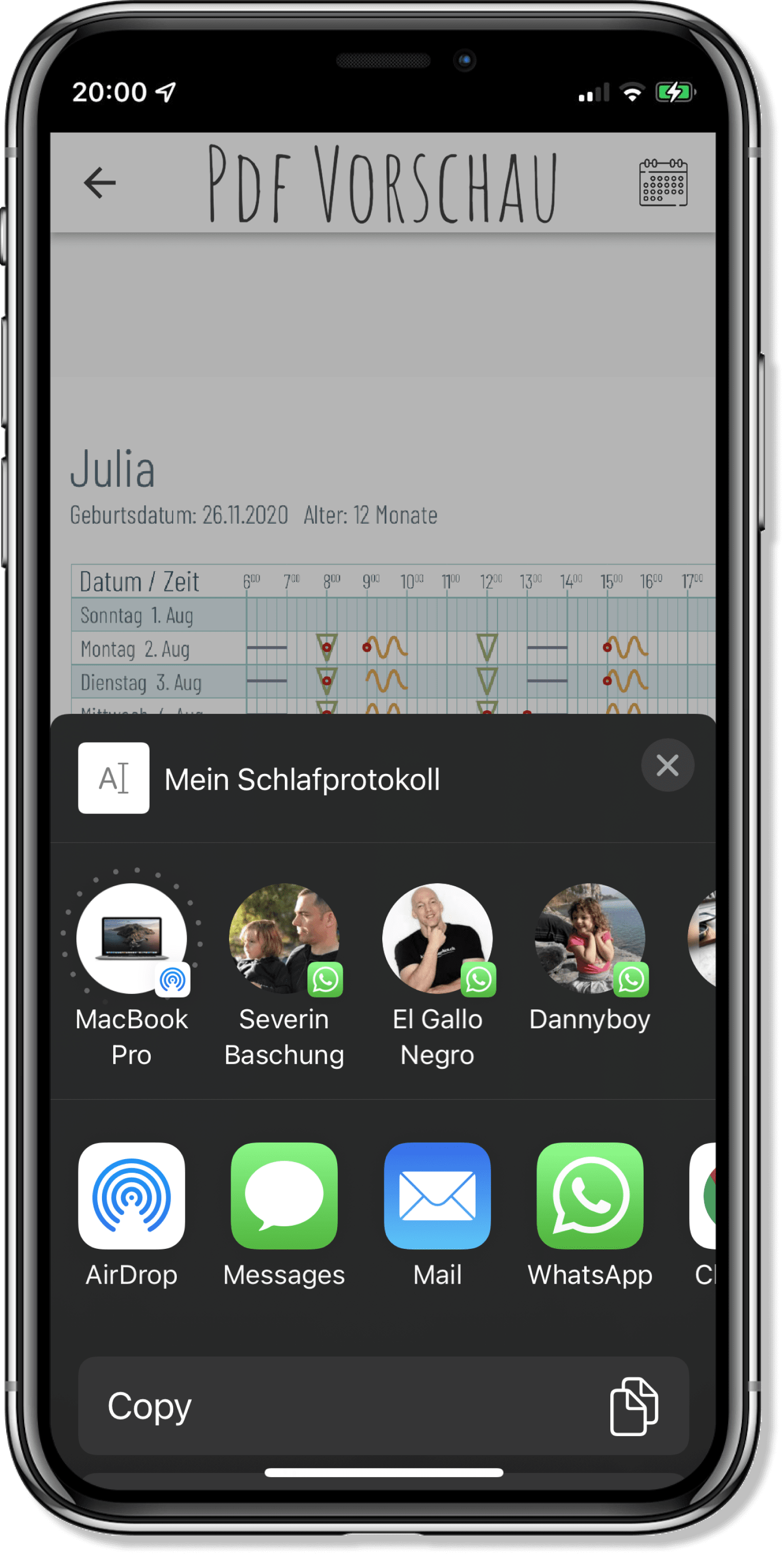 Stilisiertes Bild eines mobilen Gerätes.